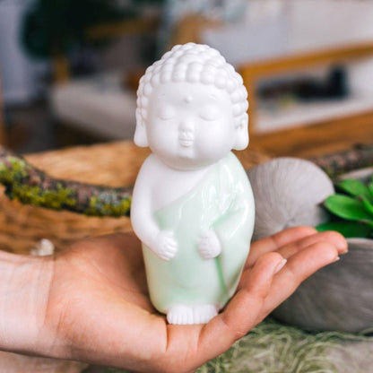 Welcoming Buddha Statue Figurine