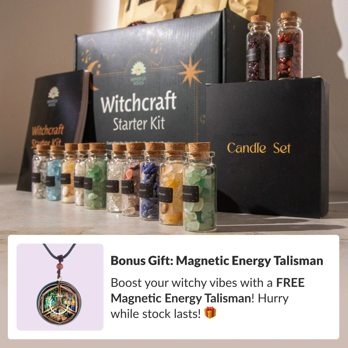 Witchcraft Starter Kit + FREE Magnetic Energy Talisman