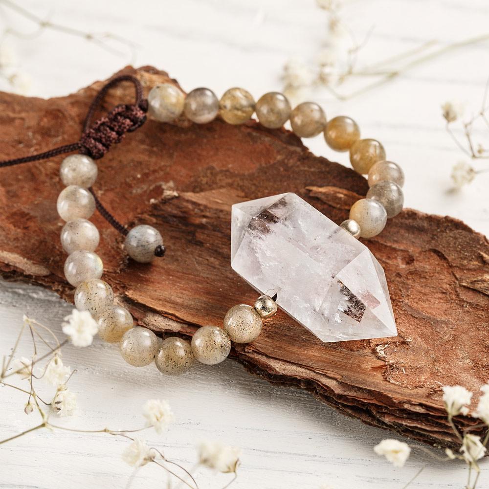 Clear Quartz Manifestation Bracelet