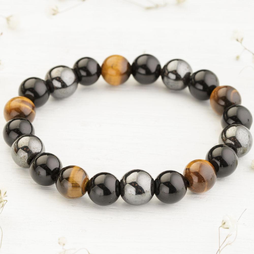 Triple Stone Protection Bracelet