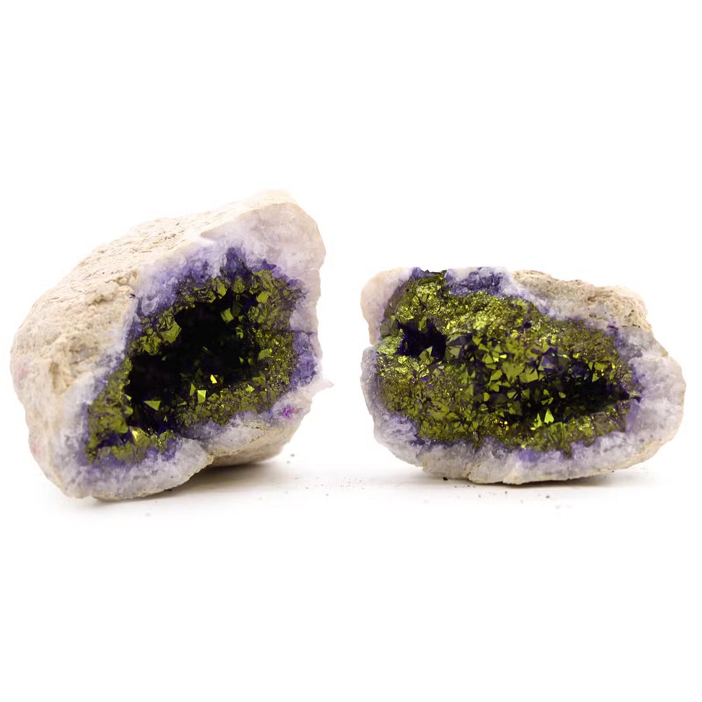 Coloured Calcite Geodes – Vibrant, Natural Energy