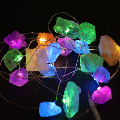Gemstone Enchantment Lights – Soft Glow, Meaningful Energy