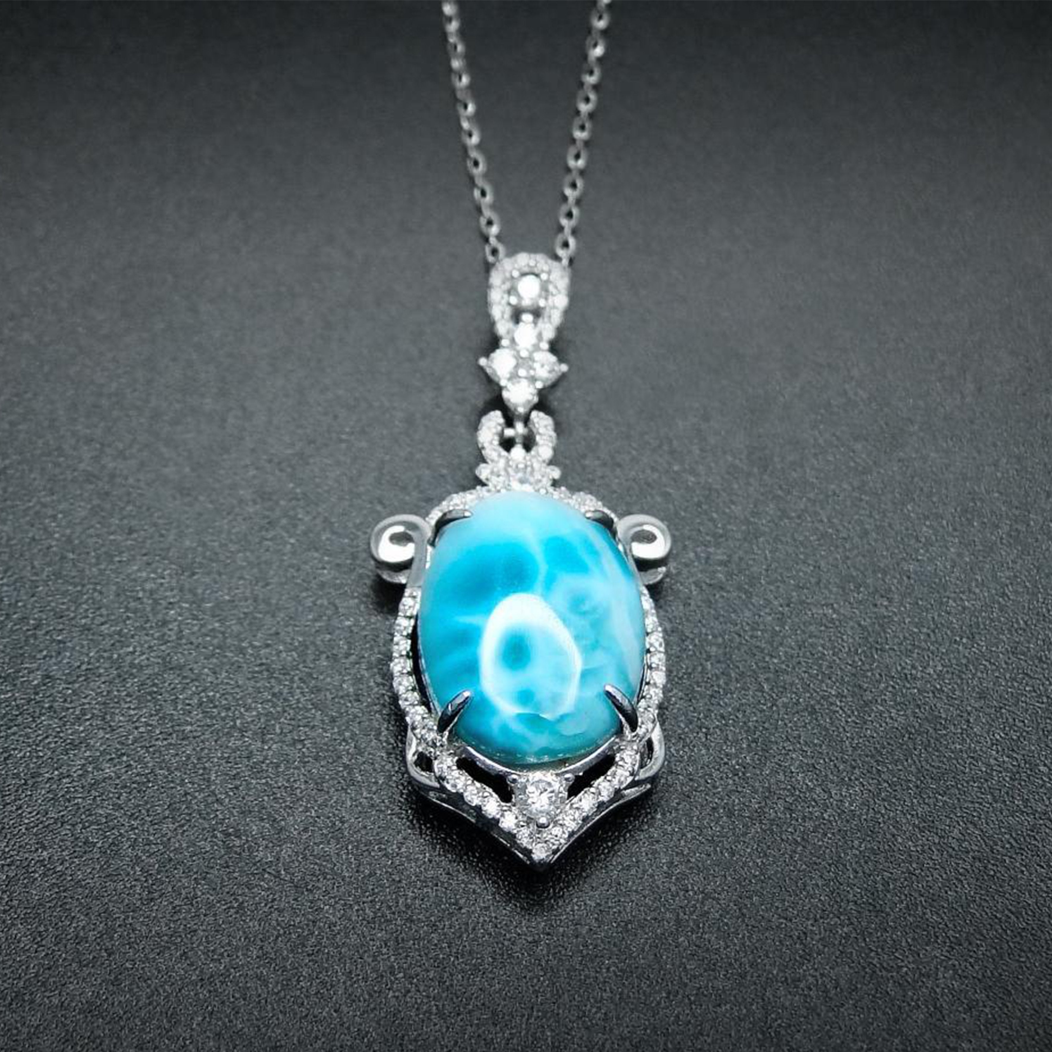 Larimar Mythos Necklace