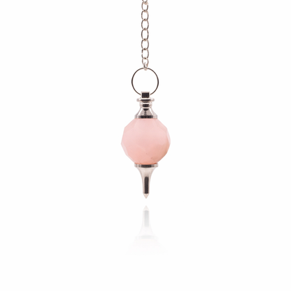 Faceted Gemstone Pendulum – Precision, Balance & Clarity