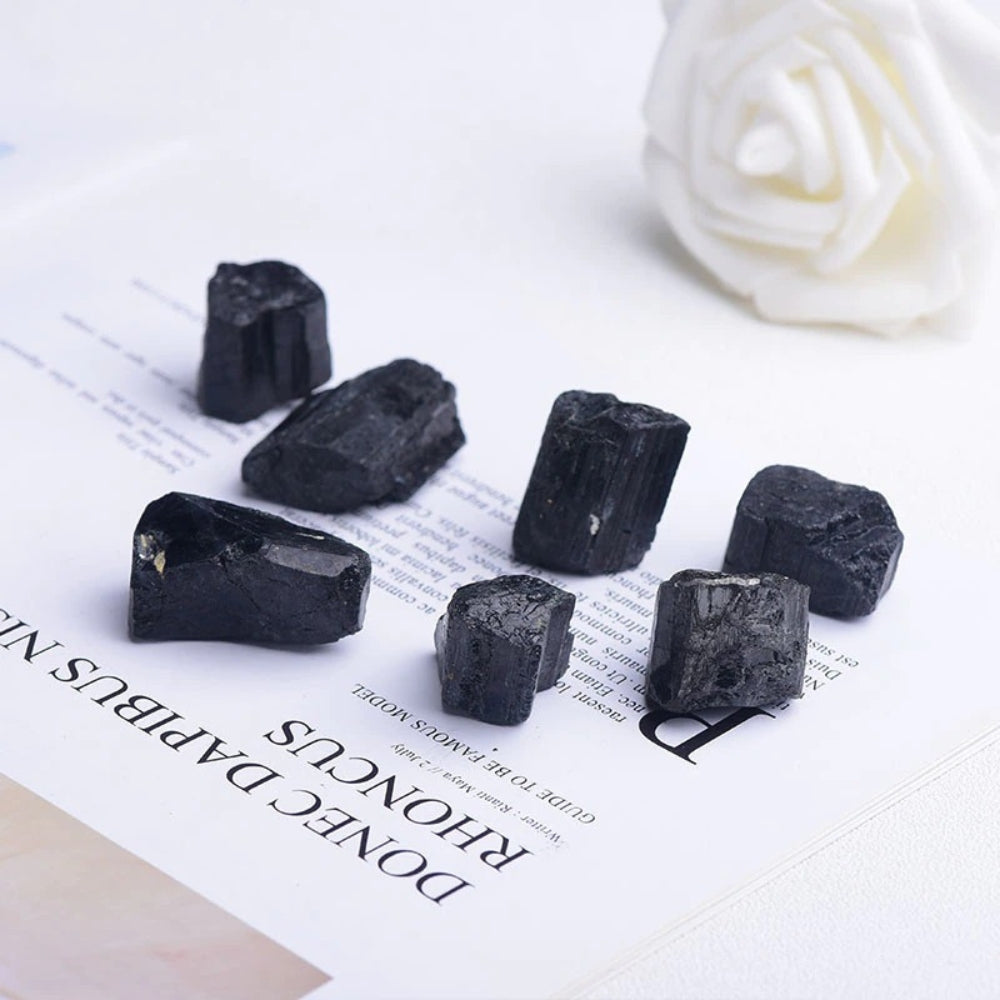 Natural Raw Black Tourmaline Stones