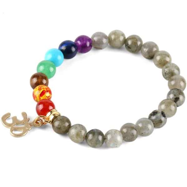 Labradorite 7 Chakra Bracelet