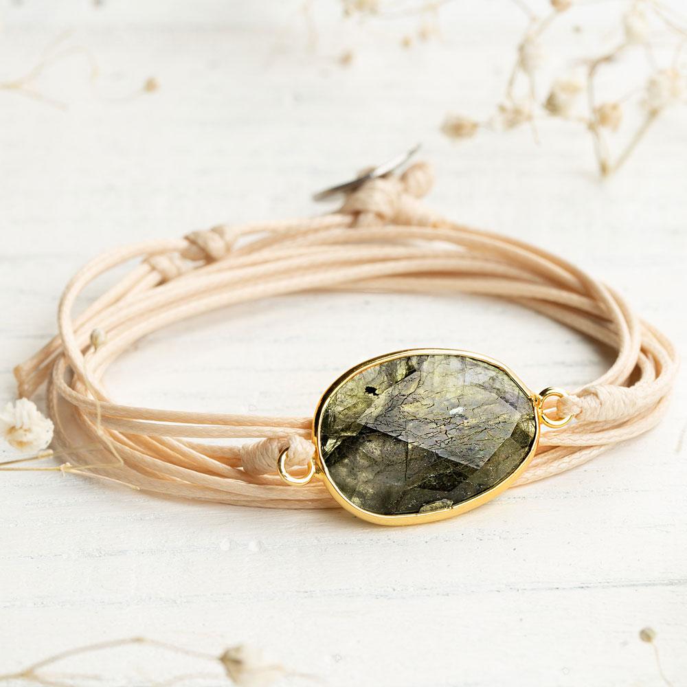 Labradorite String Bracelet Sand Strap